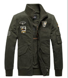 BEst Jacket Men&#39;s CWU Pilot X Flight Jacket Army Military Air Force One Bomber Flight Jacket Men&#39;s washed denim jacket
