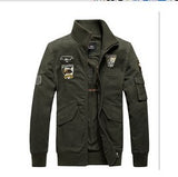 BEst Jacket Men's CWU Pilot X Flight Jacket Army Military Air Force One Bomber Flight Jacket Men's washed denim jacket