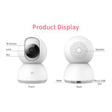 Updated Version Xiaomi Mijia Smart IP Camera 1080P WiFi Pan-tilt Night Vision 360 Degree View Motion Detection Security Monitor